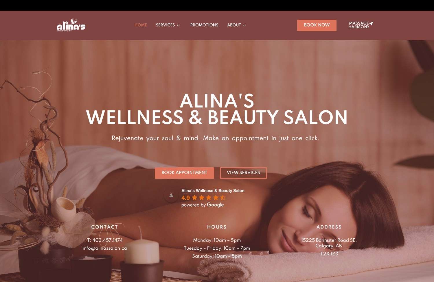 Beauty and spa